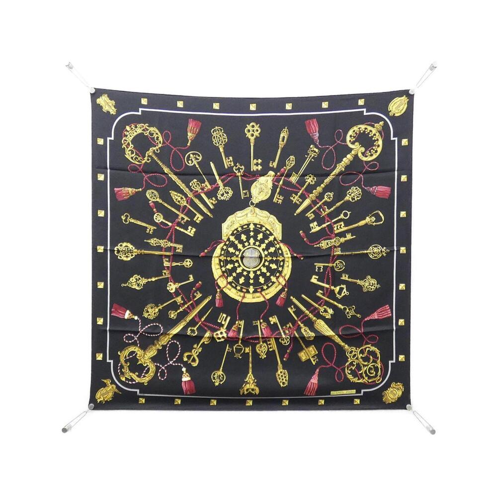 Hermes LES CLES Carre Scarf Muffler